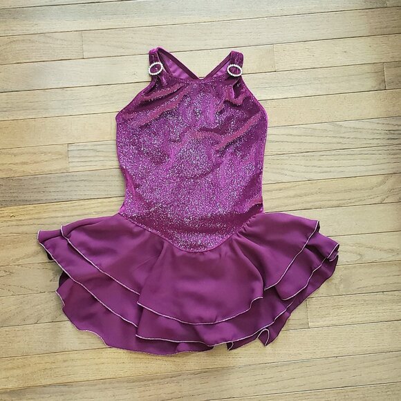 Jerry's Shimmer Velvet Figure Skating Dress - Picture 3 of 10